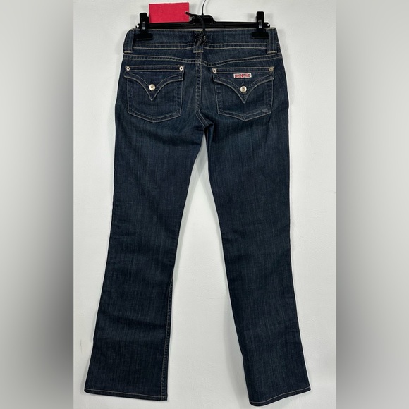 HUDSON BOOTCUT USA SIGNATURE LOW RISE FLAP POCKET JEAN IN ELM WASH Sz28 - Picture 2 of 16